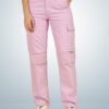 Montrez Women's Comfort Fit Cargo Pants - Purple