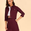 Montrez Women’s Comfort Stylish Co-ords Dress - Maroon