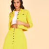 Montrez Women’s Comfort Stylish Co-ords Dress - Yellow