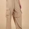 Montrez Women’s Parachute Comfort Fit Cargo Pants - Khakhi