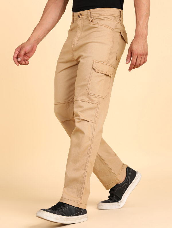Montrez Men’s Comfort Straight Fit Cargo Pants