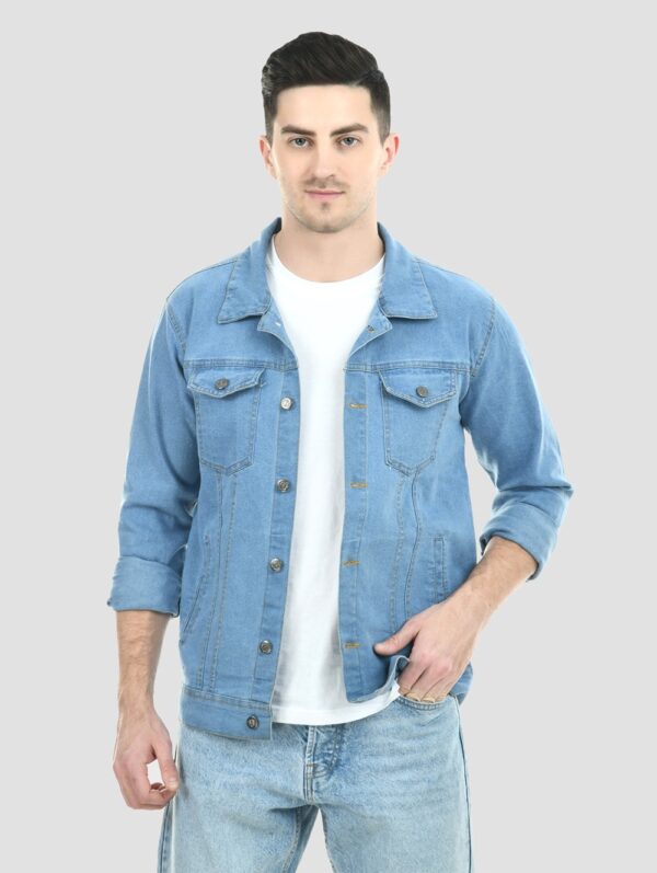 Montrez Men's Stylish Denim Jacket