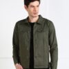 Montrez Men's Stylish Jackets - Olive Green