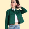 Montrez Women's Stylish Jackets - Bottle Green