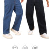 Montrez Men’s Stylish Denim Jeans Combo - Blue-Black